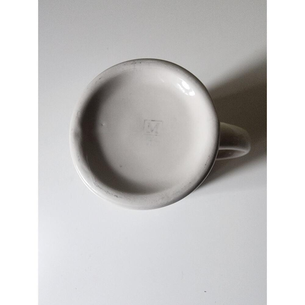 LAMPLIGHTER ROASTING CO Tall Bike White Black 4" Tea Coffee Mug - Picture 3 of 6